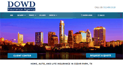 Desktop Screenshot of dowdinsurancetx.com