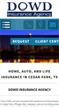 Mobile Screenshot of dowdinsurancetx.com